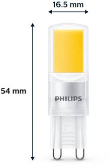 Philips LED lamp G9 3,2W 400lm 2.700K helder per 6