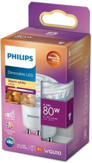 Philips LED Lamp GU10 6,2W dimbaar