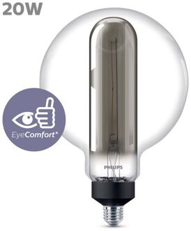 Philips LED Modern filament edison globe lamp gefumeerd dimbaar - E27…