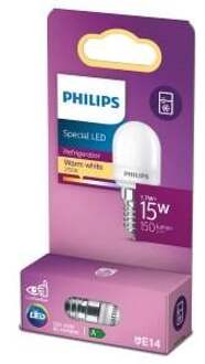 Philips LED (monochrome) EEC A++ (A++ - E) E14 Rod 1.7 W = 15 W Warm white (Ø x L) 2.5 cm x 5.9 cm 1 pc(s)
