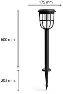 Philips LED tuinpadverlichting Radii zwart