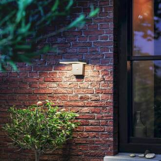 Philips LED-zonne-wandlamp Zonal, kop 16 x 16 cm zwart