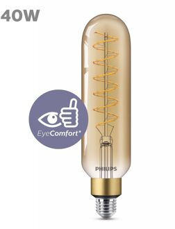 Philips Ledfilamentlamp Giant Spiral - Goud - D6,6cm - Dimbaar - Warm Wit - E27 - 7w
