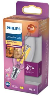 Philips Ledfilamentlamp Kaars E14 3,4w
