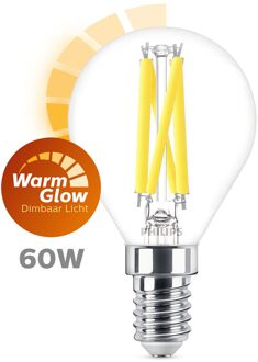 Philips Ledfilamentlamp Peertje Classic - D4,5cm - Dimbaar - Warm Wit - E14 - 5,9w