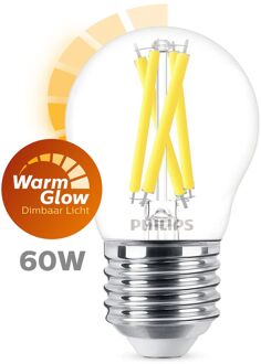 Philips Ledfilamentlamp Peertje Classic - D4,5cm - Dimbaar - Warm Wit - E27 - 5,9w