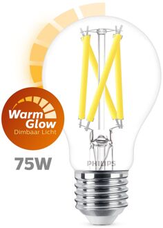 Philips Ledfilamentlamp Peertje Classic - D6cm - Dimbaar - Warm Wit - E27 - 7,2w