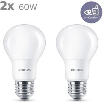 Philips Ledlamp E27 8w 2 Stuks