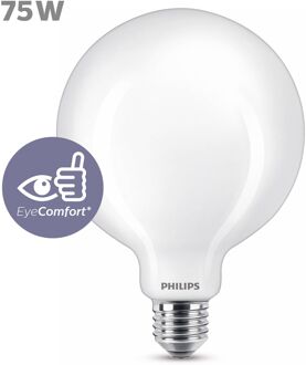 Philips Ledlamp Globe E27 8,5w Koel Wit