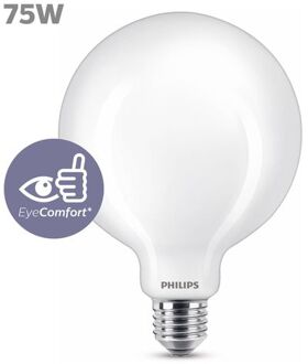 Philips Ledlamp Globe E27 8,5w Warm Wit