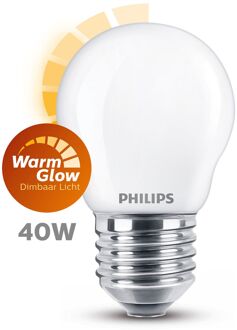 Philips Ledlamp Peertje Classic - D4,5cm - Dimbaar - Warm Wit - E27 - 3,4w