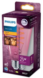 Philips Ledlamp Spiraal Warm Wit Roze E27 5w