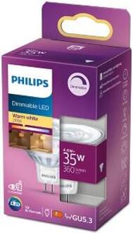Philips Ledspot - Dimbaar - Warm Wit - Gu5.3 - 5w