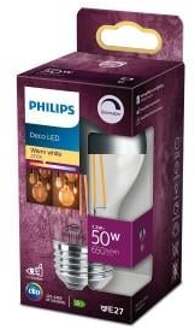 Philips Lighting LED-lamp Energielabel A+ (A++ - E) E27 Peer 7.2 W = 50 W Warmwit (Ø x l) 6 cm x 10.6 cm Dimbaar 1 stuk(s)