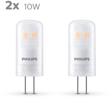 Philips Lighting LED-lamp Energielabel A++ (A++ - E) G4 1 W = 10 W Warmwit (Ø x l) 13 mm x 13 mm 2 stuk(s)