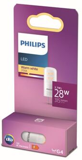 Philips Lighting LED-lamp Energielabel A++ (A++ - E) G4 Stift 2.7 W = 28 W Warmwit (Ø x l) 1.5 cm x 4 cm 1 stuk(s)