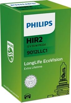 Philips LongLife Ecovision 9012 HIR2 12v 55w - set van 2 blisters