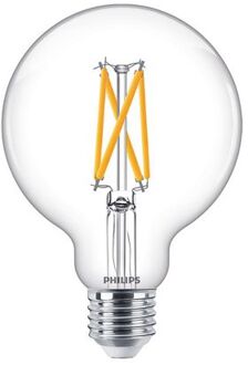 Philips Master Value Ledglobe E27 93mm Filament Helder 5.9w 806lm - 922-927 Zeer Warm Wit | Beste