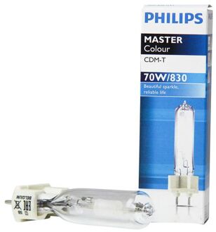 Philips MASTERColour CDM-T 73W 3000K 5800lm metaalhalidelamp