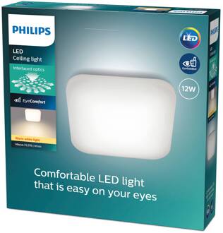 Philips Mauve LED plafondlamp 2.700K 26 x 26 cm wit