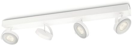 Philips myLiving Spotlamp Clockwork LED wit 4x4,5 W 531743116