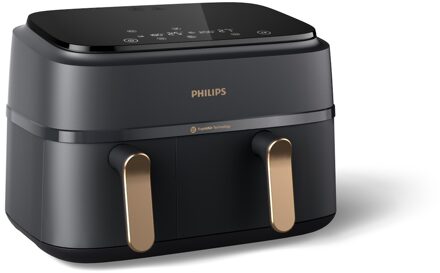 Philips NA352/00 Dual Basket Airfryer Grijs