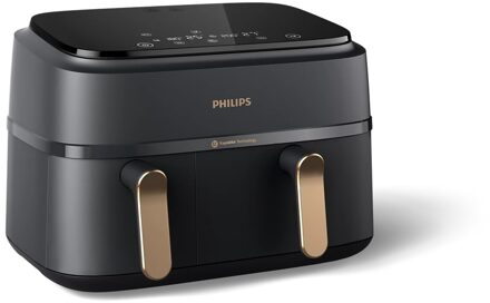 Philips NA352/04 Dual Basket Airfryer Zwart