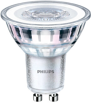 Philips Pascal Led-lamp - GU10 - 2700K Warm wit licht - 4 Watt - Dimbaar Transparant