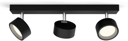 Philips Plafondspot Bracia Zwart 3x5,5w