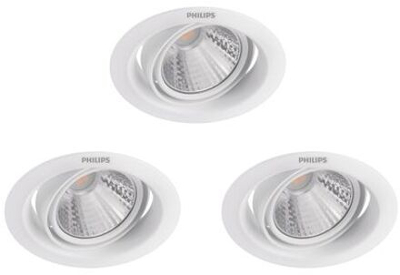 Philips Pomeron Inbouwspot LED 3x5W|330lm Rond Wit