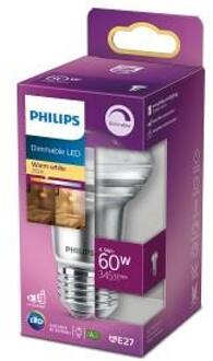 Philips R63 LED Lamp E27 4,5W Reflector dimbaar