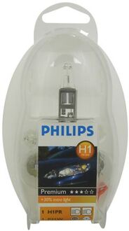 Philips Reservelampenset Auto H1 12v 6-delig