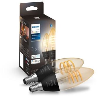 Philips sfeerverlichting Filamentkaars 2-Pack E14