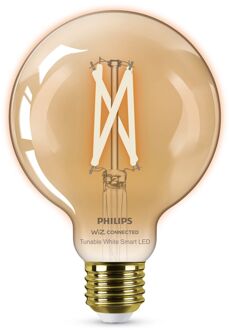 Philips Slimme Ledfilamentlamp G95 Amber E27 7w