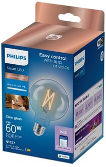 Philips Slimme Ledfilamentlamp G95 E27 7w