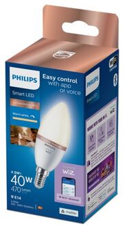 Philips Slimme Ledlamp C37 Warm Wit E14 4,9w