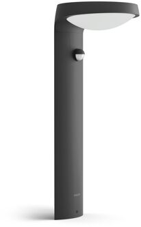 Philips Sokkellamp Tyla Antraciet 9w Met Sensor