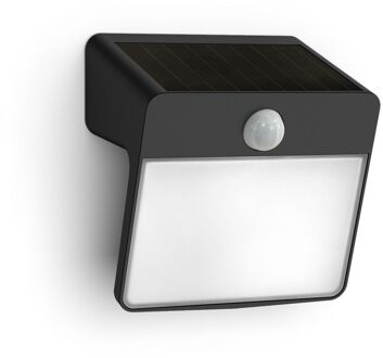 Philips Solar Wandlamp Yarixa Zwart 2,2w Met Sensor