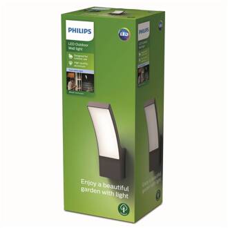 Philips Splay LED buitenwandlamp antraciet 4.000 K