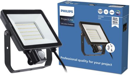 Philips Straler Projectline Zwart 50w Met Sensor
