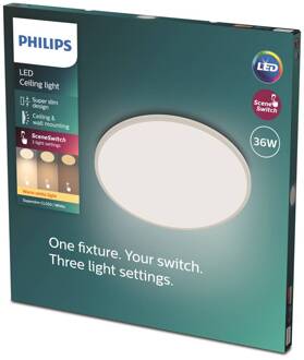 Philips Superslim LED IP44 4.000K Ø 24,5cm wit