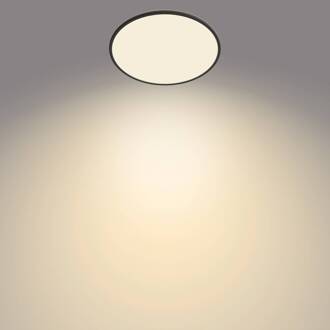 Philips SUPERSLIM Plafondlamp LED 1x36W|3600lm Rond Zwart