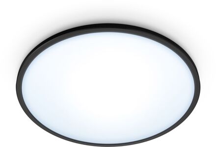 Philips Superslim plafondlamp rond zwart - Tunable White - 1x14W 1300lm 2…