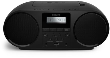 Philips TAZ6000/00 DAB radio Zwart