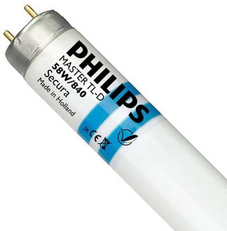 Philips TL-D Secura 58W 840 (MASTER) | 150cm - Koel Wit