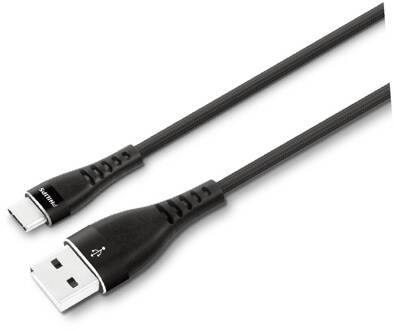 Philips Usb Kabel 2.0 - Dlc5206a/00 - Usb-a - Usb-c - Lengte: 2 Meter - Premium Nylon - Zwart