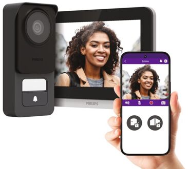 Philips Video-intercom Welcomeeye Connect 3 Zwart