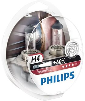 Philips Vision Plus - Auto Koplamp - H4 12V Set