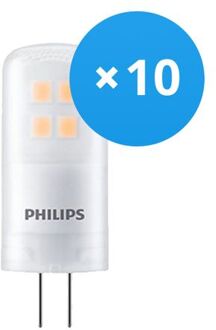 Philips Voordeelpak 10x Philips Corepro Ledcapsule G4 2.1w 210lm - 827 Zeer Warm Wit | Dimbaar - Vervangt
