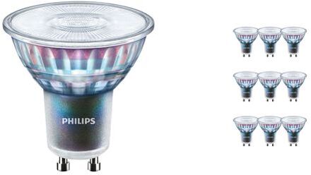 Philips Voordeelpak 10x Philips Master Ledspot Expertcolor Gu10 Par16 3.9w 265lm 25d - 927 Zeer Warm Wit |